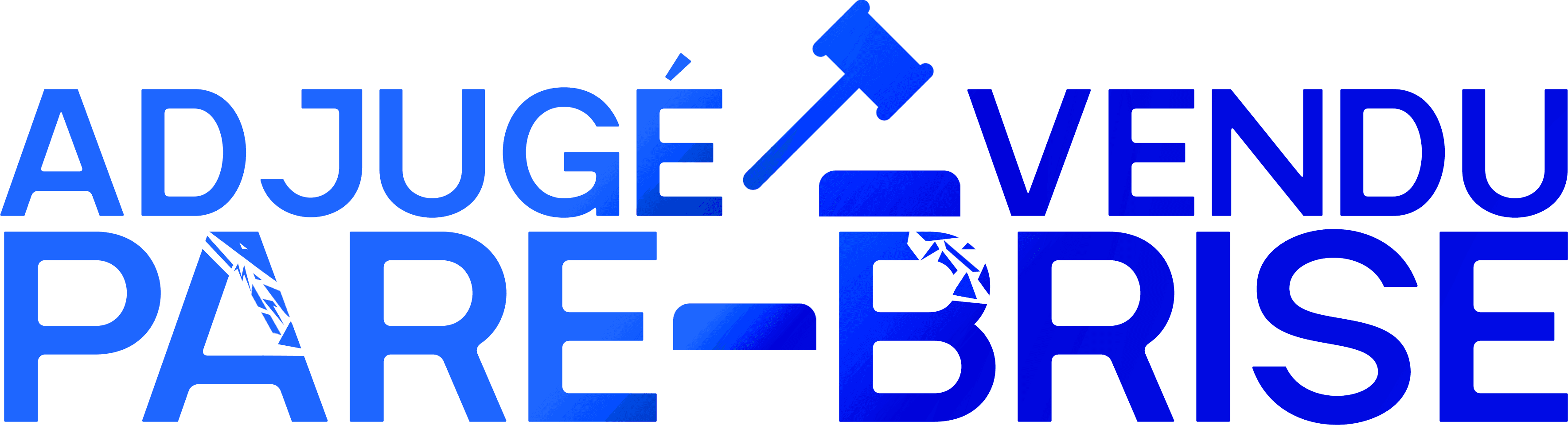 Adjugé, vendu — pare-brise