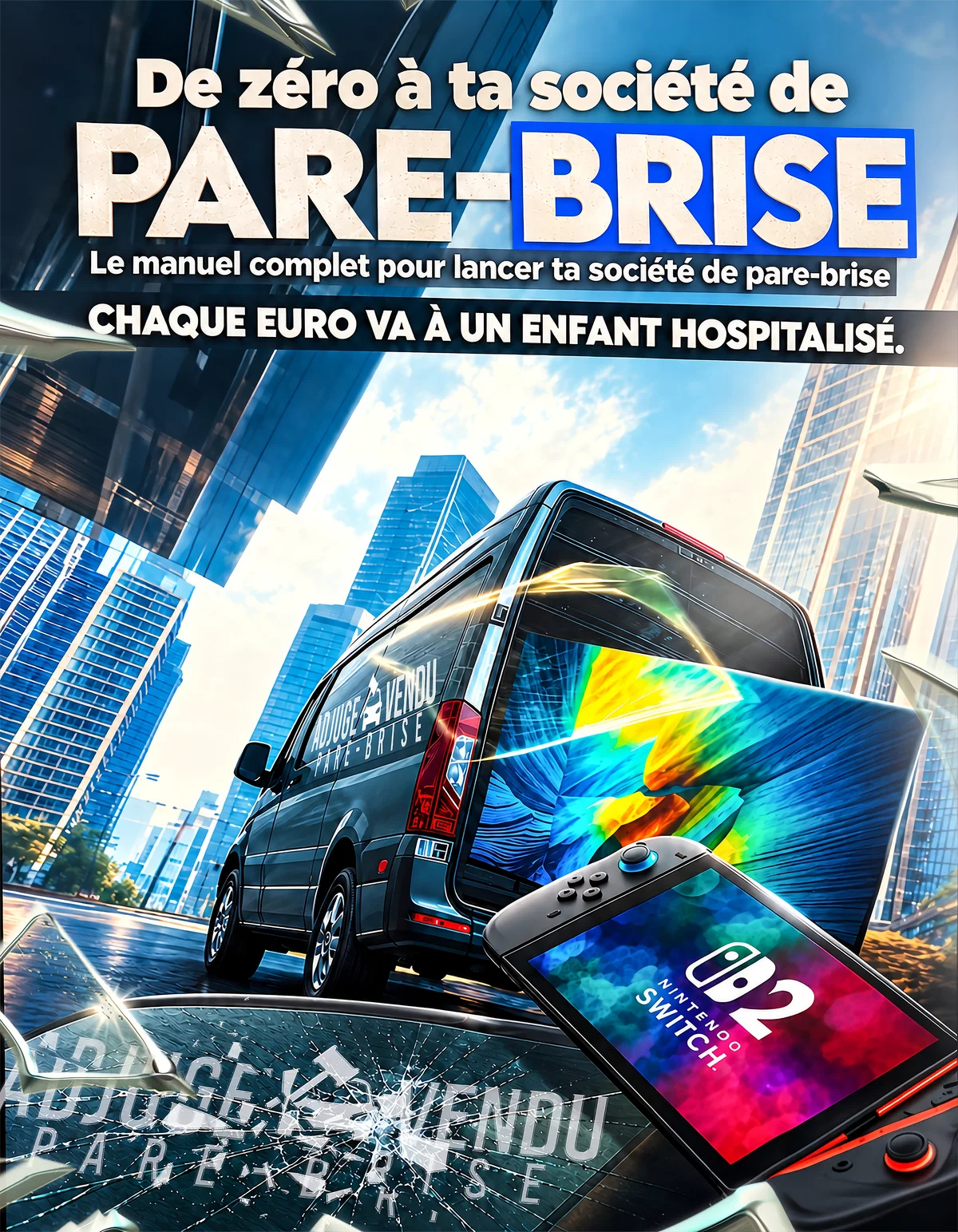 Couverture du manuel « Adjugé, vendu, pare-brise »